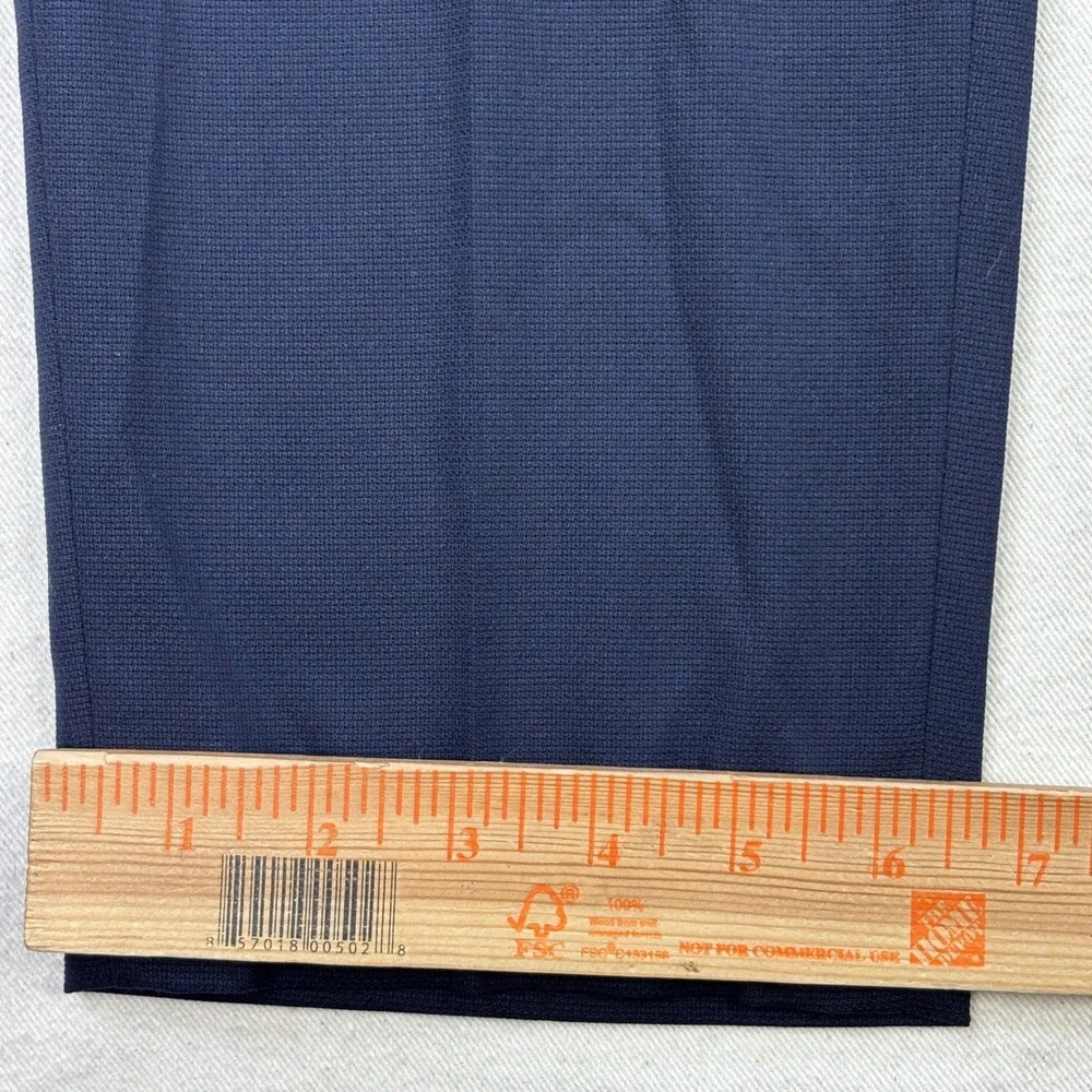 Zara Man Join Life Navy Blue Textured Dress Pants Trousers Mens Size 31 1564/345